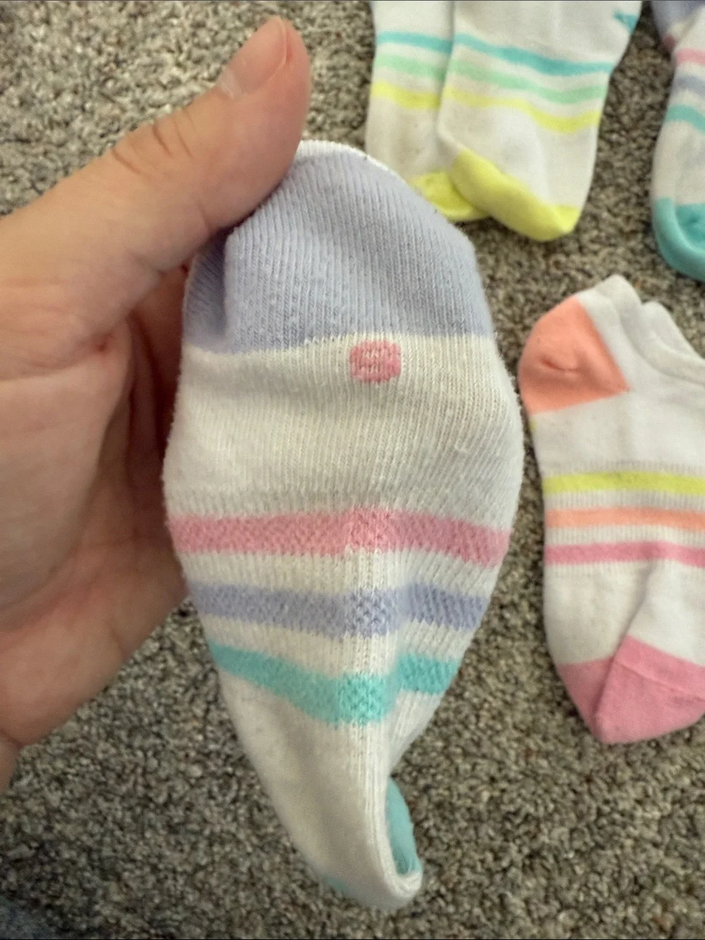 Adidas Athletic Girls No-Show Sock Bundle of 12 pairs